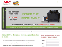 Tablet Screenshot of apcindia.co.in